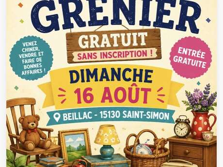 Vide grenier à Beillac