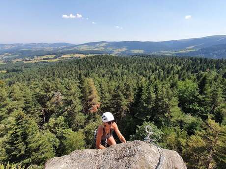 Klettersteig des Olme-Felsen