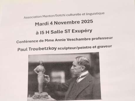 Paul Troubetzkoy - sculpeut/peintre & graveur : Conférence Paul Troubetzkoy - sculpeut/peintre & graveur : Conférence