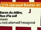 Geraud Bastar et Pierrot Soleil - concert