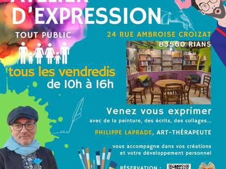 Atelier d'expression artistique : peinture et dessin