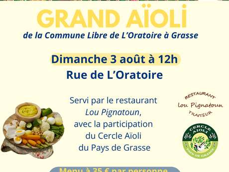GRAND AÏOLI de la commune libre de l'Oratoire