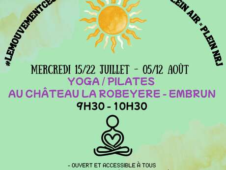 Yoga / Pilates au Château La Robéyère