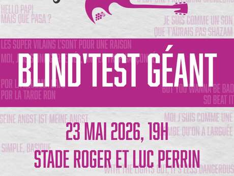 Blind test géant - Festi'Grès
