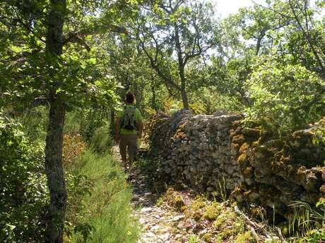 Saignon, La Gardette path