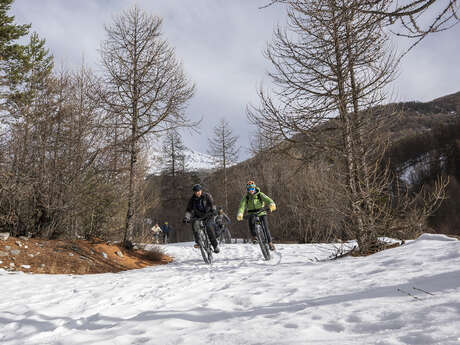 VTTAE sur neige avec VTT Rando Ubaye