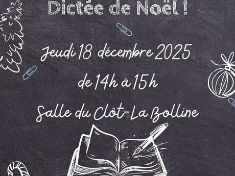 La Dictée de Noël - Médiathèque Valdeblore