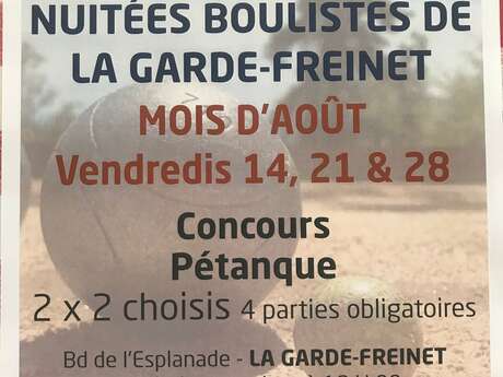 "Bouliste Night" Pétanque Tournament