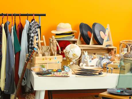 Young firemen's garage sale