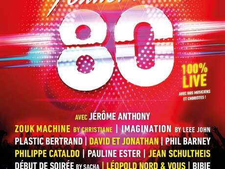 Spectacle musical "Totalement année 80" au Théâtre Antique