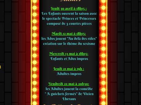 Spectacles Des ateliers de la Cie d'Artiel