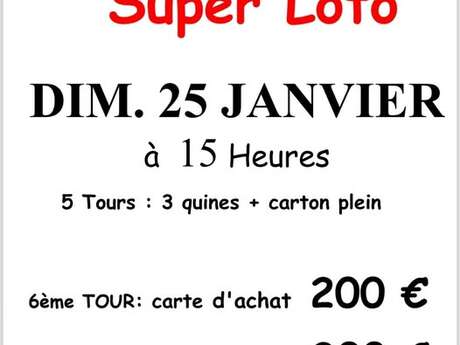 Loto des donneurs de sang bénévoles à La Tour d'Aigues