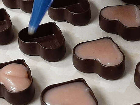 J'enrobe et je décore mes cœurs en chocolat en duo - Atelier adultes