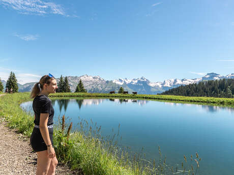 Itinéraire pédestre : lac des Gouilles Rouges