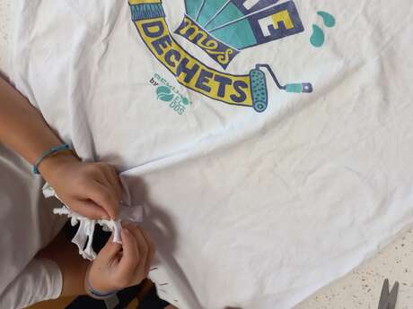 Atelier textile zéro déchet - Fabrication d'un sac à goûter en tissus recyclé