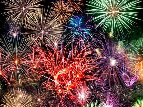 Christmas fireworks display