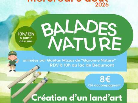 Balade nature créative au lac