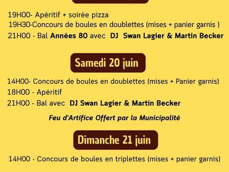 Fête votive Les Costes
