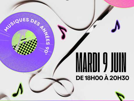 Soirée blind test musiques des années 90