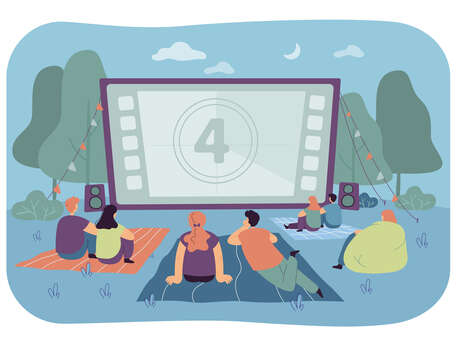 Cinéma en plein air