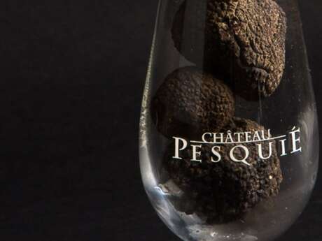 Truffle meal with Château Pesquié