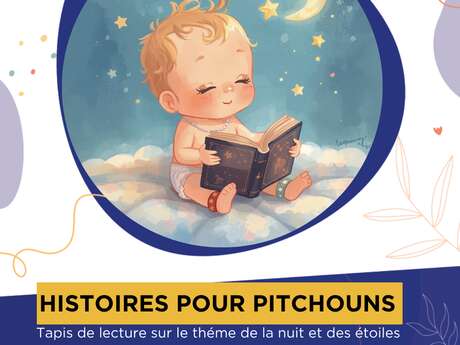 Bébés lecteurs dans les étoiles
