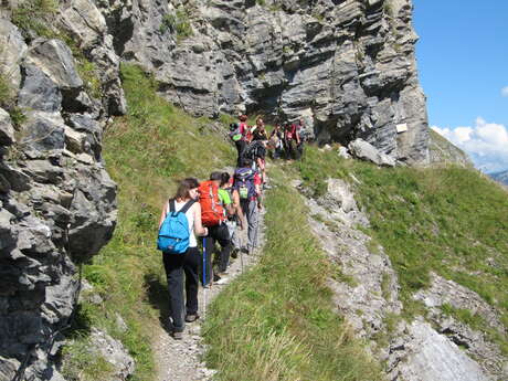 sentier pédestre : l'arête des Saix