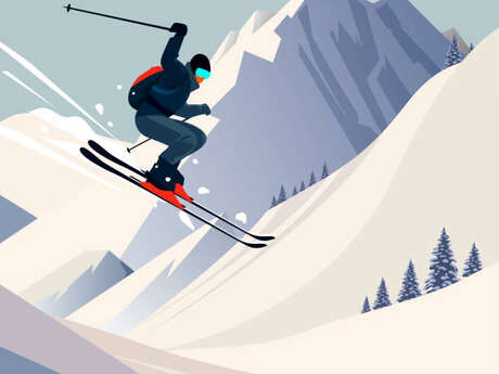 Sortie ski - Alpe d'Huez par Oz (Téléphérique Eau d'Olle Express)