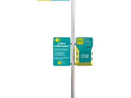 Electric bike charging station