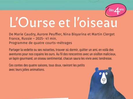 Ciné-goûter « L’Ourse et l’Oiseau »