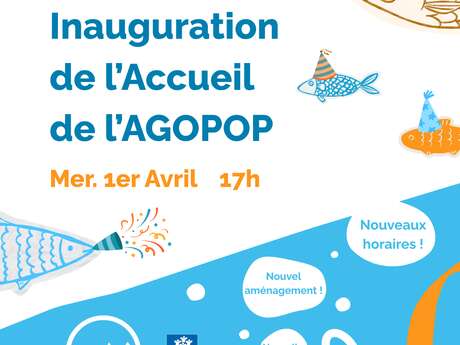 Inauguration de l'accueil de l'Agopop