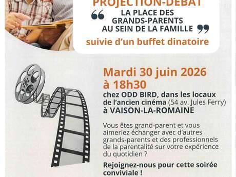 Screening - Debate 'The place of grandparents in the family'.