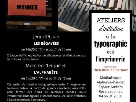 Initiation à la typographie et à l'imprimerie