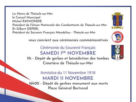 Cérémonie Commémorative Hommage aux Combattants de tous les conflits Morts pour la France Cérémonie Commémorative Hommage aux Combattants de tous les conflits Morts pour la France