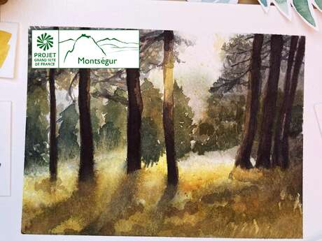 Aquarelle et reliure : découvrir les paysages autrement
