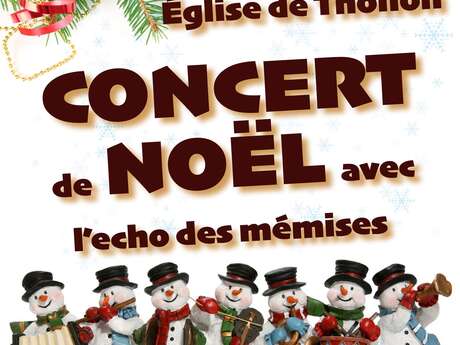 Concert animé par l'Echo des Mémises