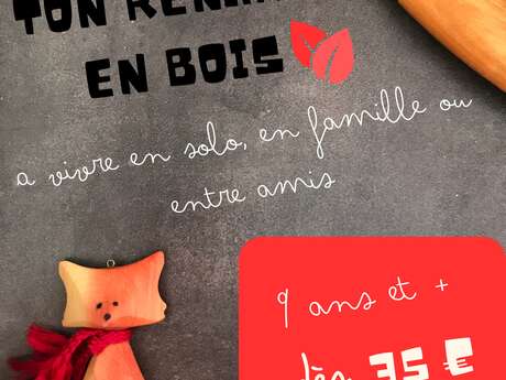 Stage "Sculpte ton renard en bois "