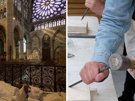 Visite-atelier - La basilique cathédrale de Saint-Denis et atelier de taille de pierre