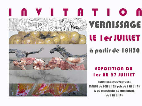Vernissage exposition de juillet