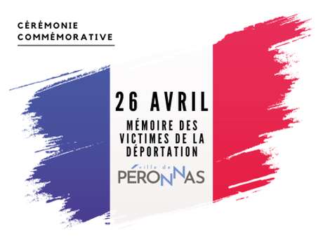 Cérémonie commémorative à la mémoire des victimes de la déportation