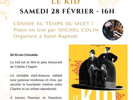 Ciné concert le Kid Charlie Chaplin comme au temps du muet !