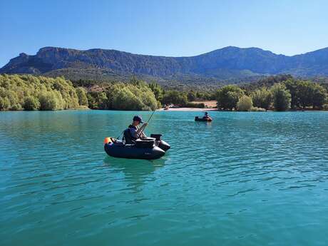 Stage de pêche au lac de Sainte-Croix