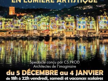 Illumination des façades du port « Maison de pêcheurs en lumière artistique »