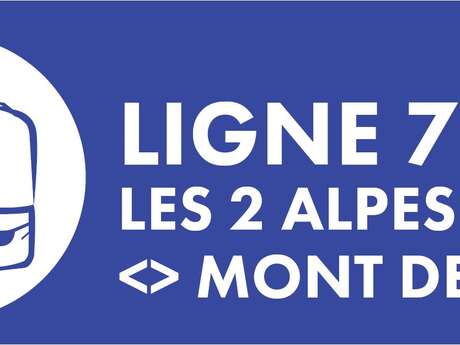 Free shuttle bus Line 7: Les 2 Alpes / Mont de Lans
