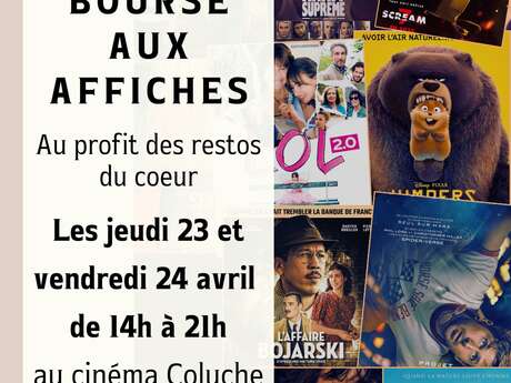 Bourse aux affiches solidaire : collecte au profit des Restos du Cœur