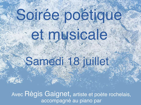 Poetischer und musikalischer Abend im temporären Atelier und in der Galerie von Marie Blandin
