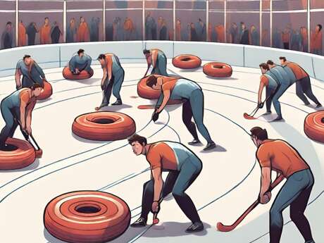 Curling humain