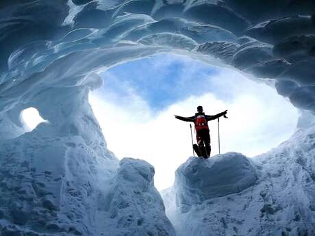 Journée découverte du domaine hors piste de La Grave avec l'ESF