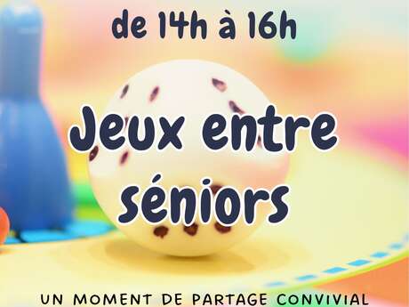 Après-midi jeux entre séniors