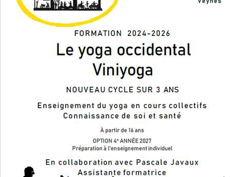 Ouverture de l’Ecole de Yoga Occidental de Veynes